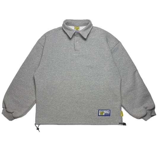 Stockport Sweat Polo | Heather Grey