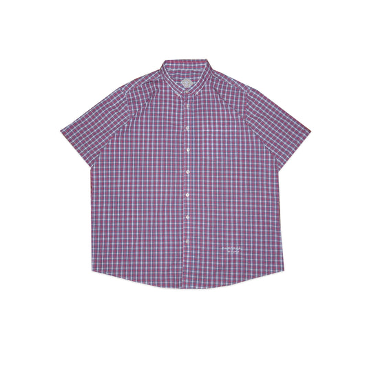 Custard Reclaimed Red Check Shirt | Size XL