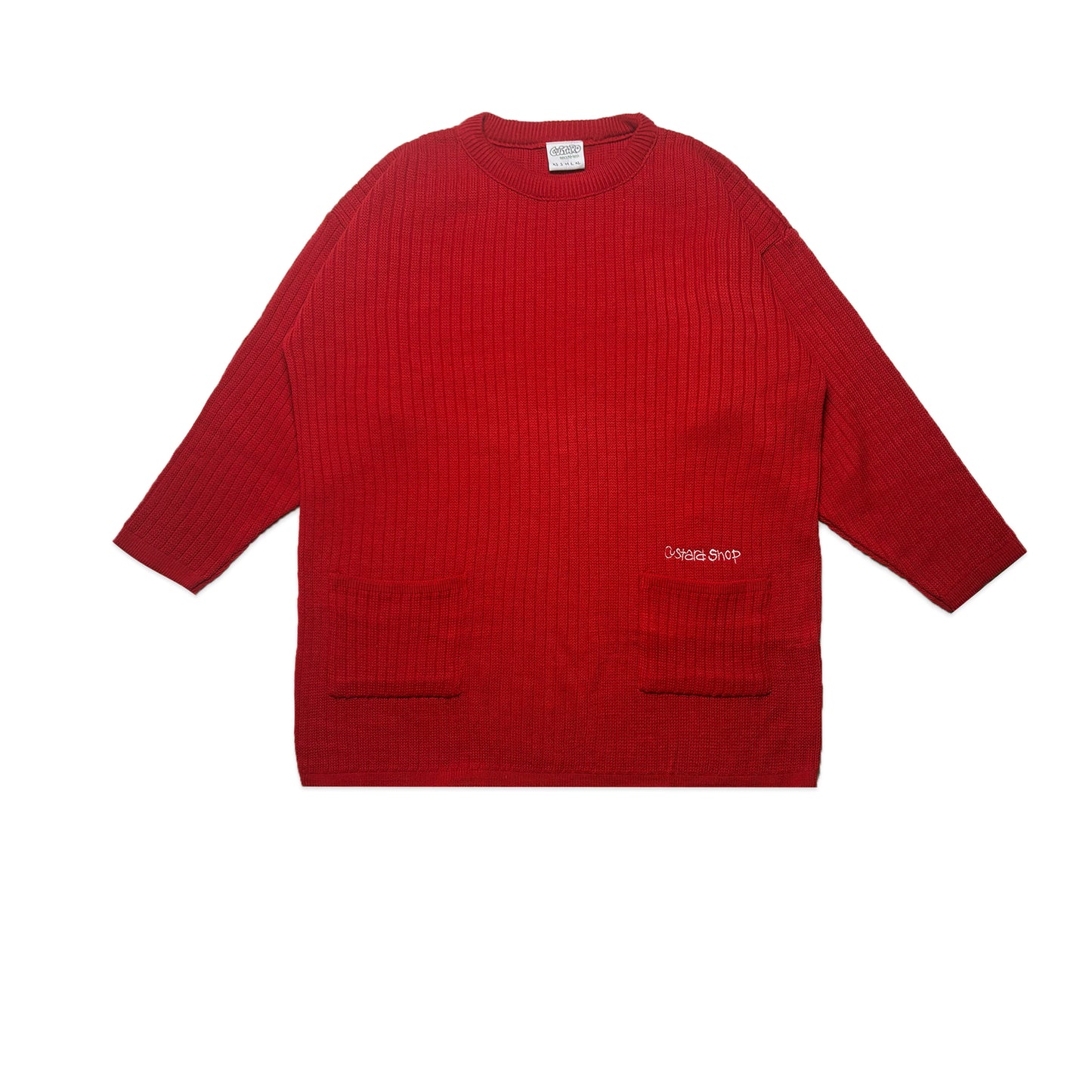 Custard Reclaimed Knit Jumper | Size Large