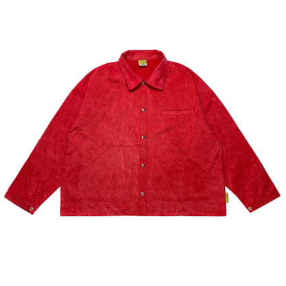 Berwick III Chore Jacket | Acid Wash Red
