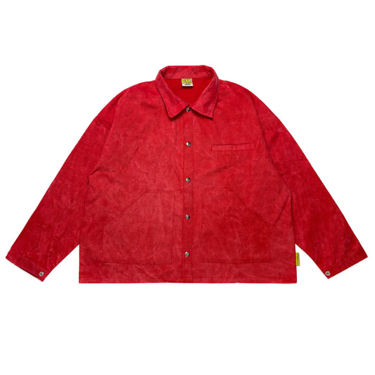 Berwick III Chore Jacket | Acid Wash Red