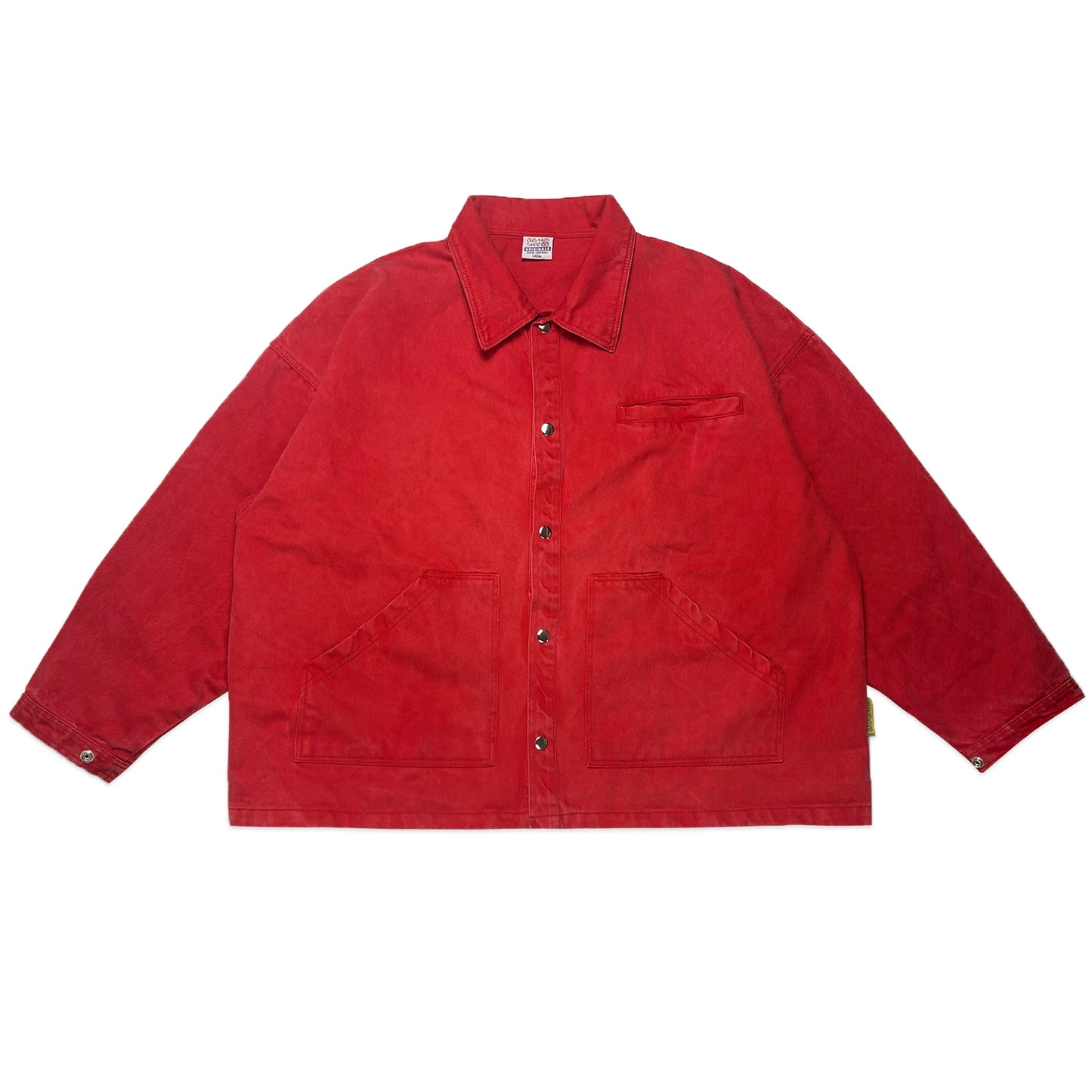 Berwick II Boxy Chore Jacket | Acid Wash Red (Live 15th May '26)