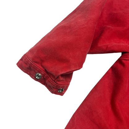 Berwick II Boxy Chore Jacket | Acid Wash Red (Live 15th May '26)