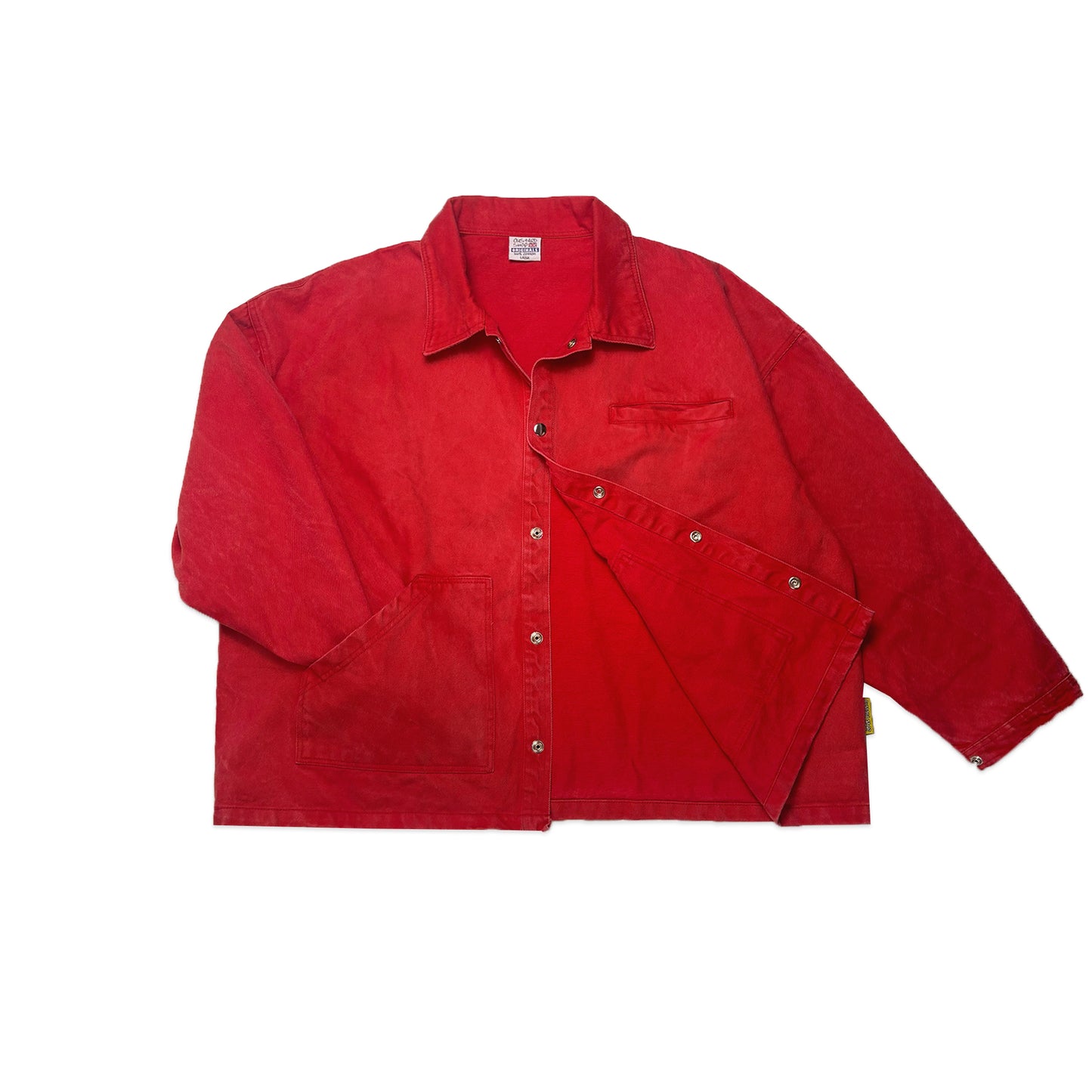 Berwick II Boxy Chore Jacket | Acid Wash Red (Live 15th May '26)