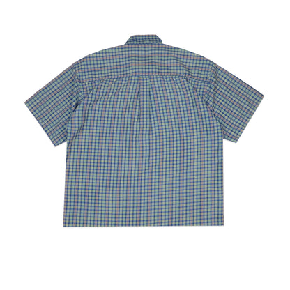 Custard Reclaimed Check Shirt | Size Large