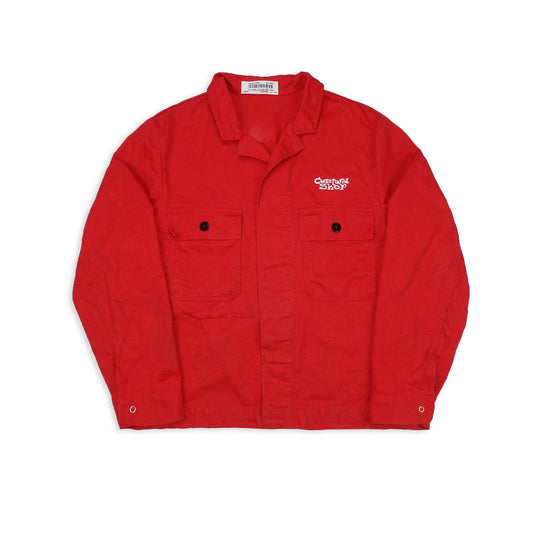 Custard Reclaimed Red Chore Jacket | Size Large