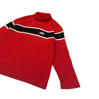 Custard Reclaimed Roll Neck Jumper | Size Large