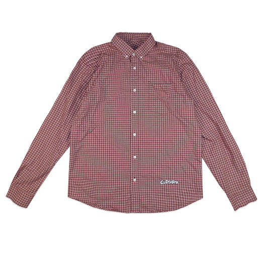 Custard Reclaimed Check Shirt | Size Medium