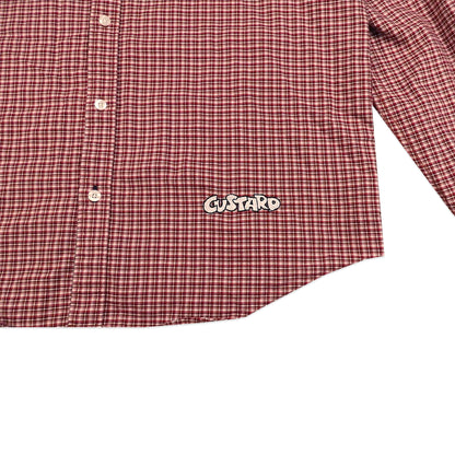 Custard Reclaimed Check Shirt | Size Medium