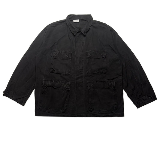 Custard Reclaimed Rip Stop Utility Jacket | Size Medium