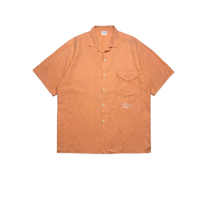 Custard Reclaimed Button Shirt | Size X-Large