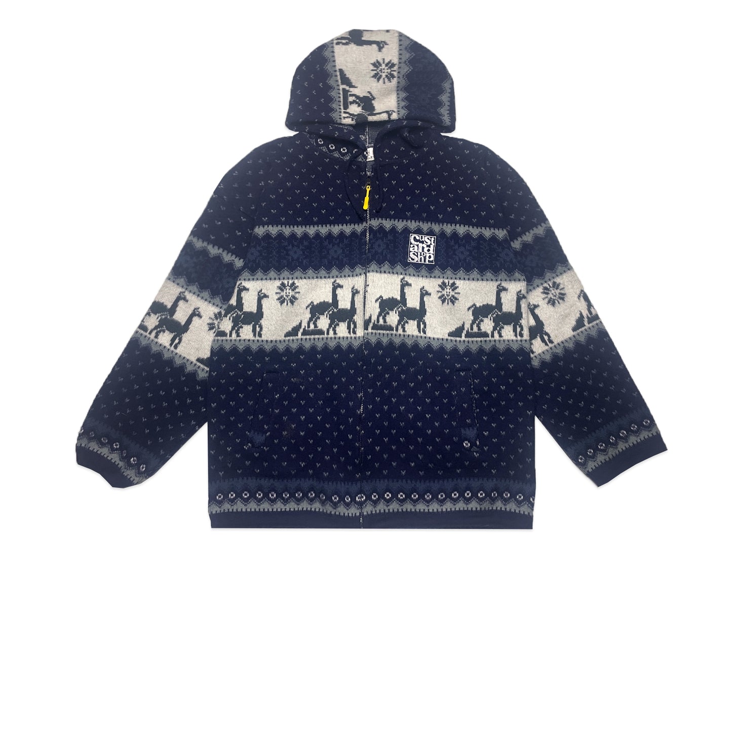 Custard Reclaimed Sherpa Fleece | Size Large