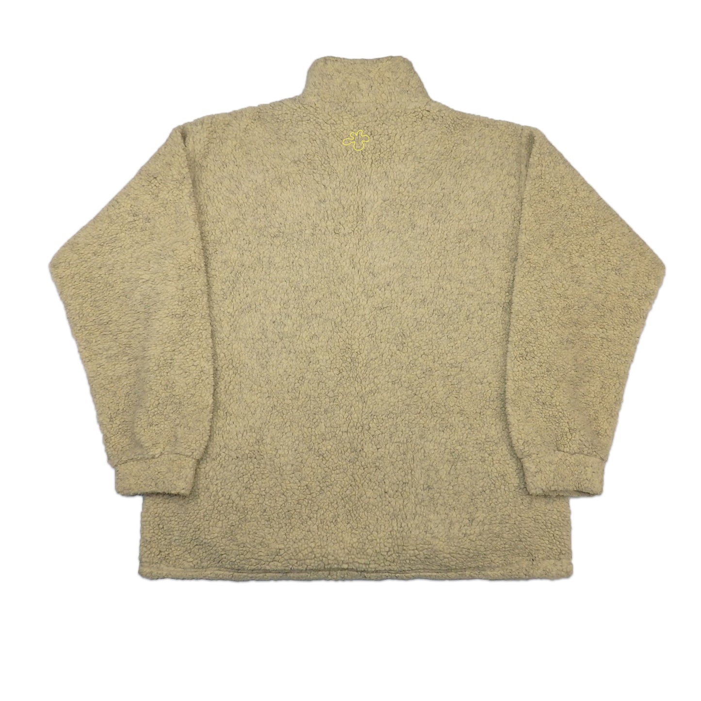 Custard Reclaimed Sherpa 1/4 Zip | Size Large