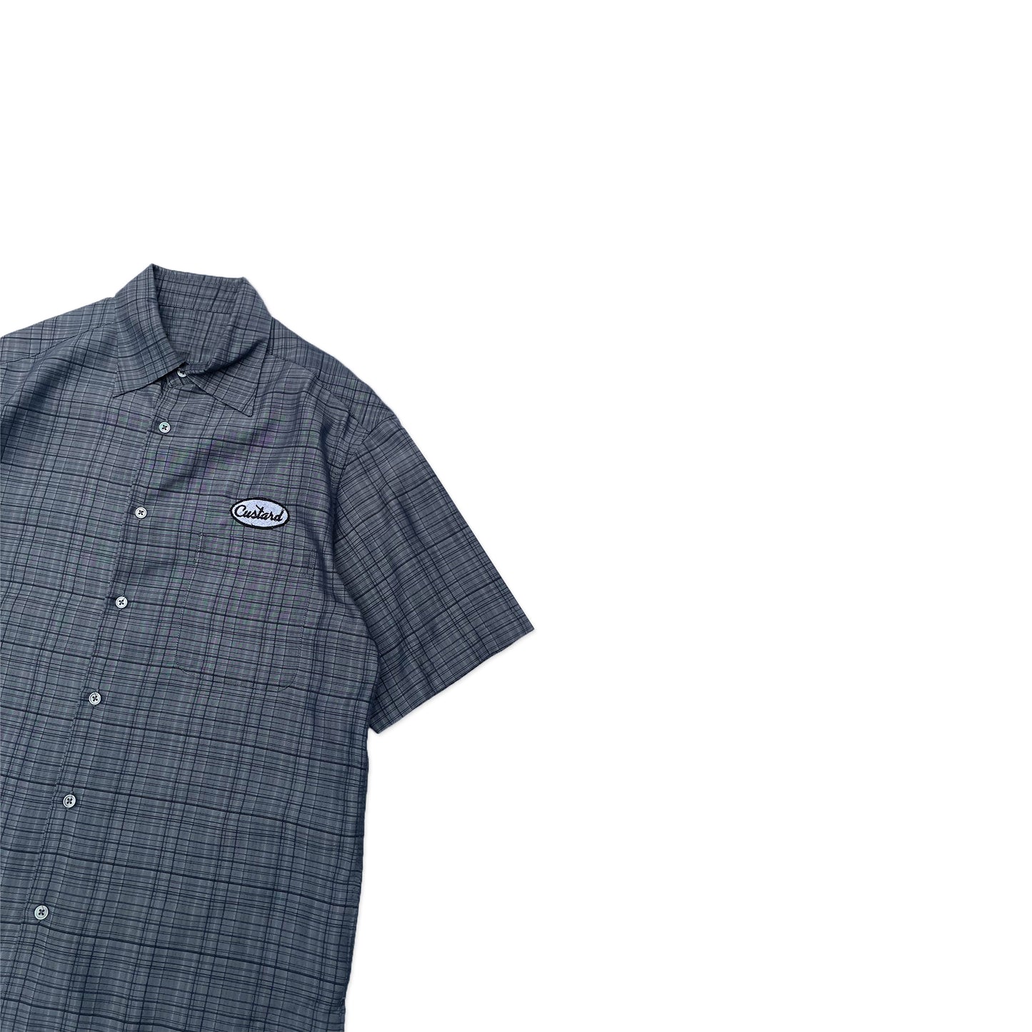 Custard Reclaimed Check Shirt | Size Medium