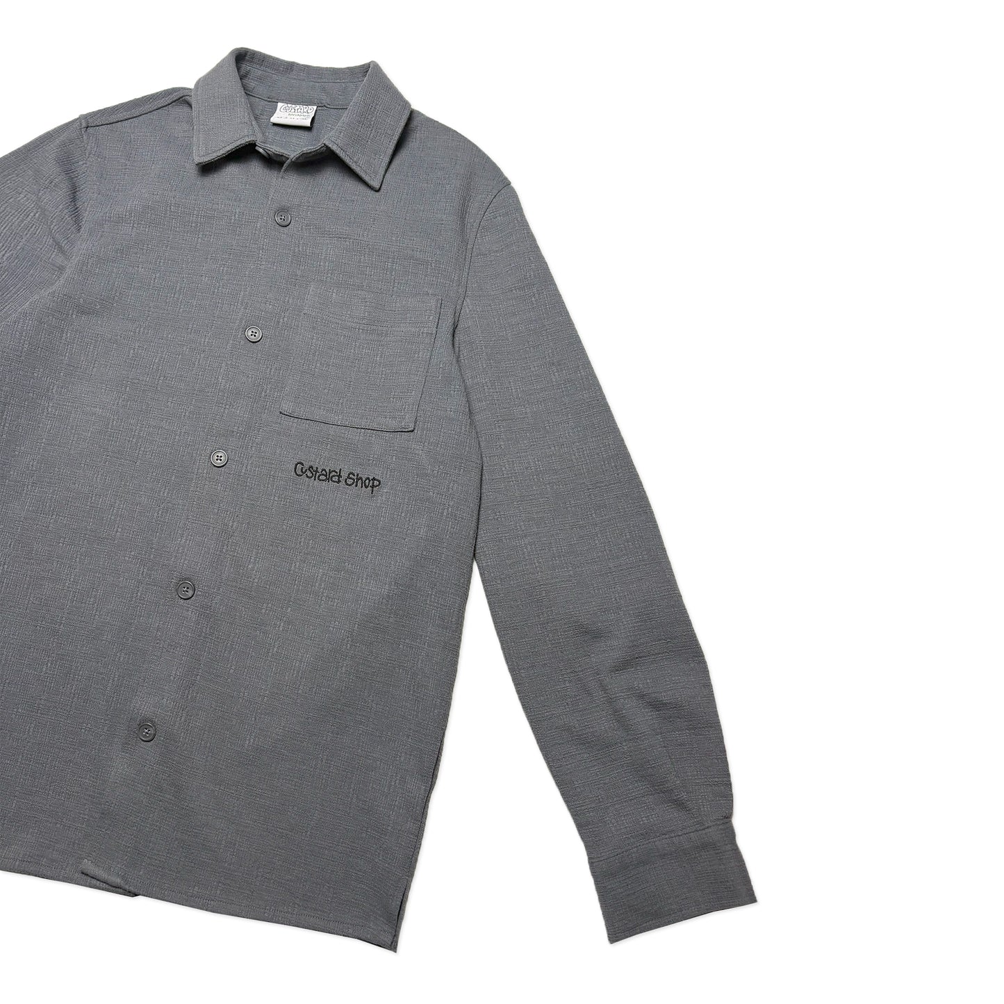 Custard Reclaimed Button Shirt | Size Large