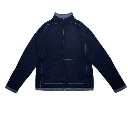 Custard Reclaimed Zip Jumper | Size Small