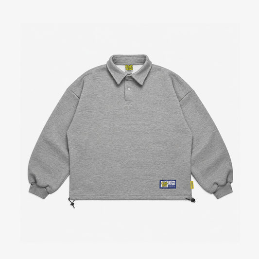 Stockport Sweat Polo | Heather Grey