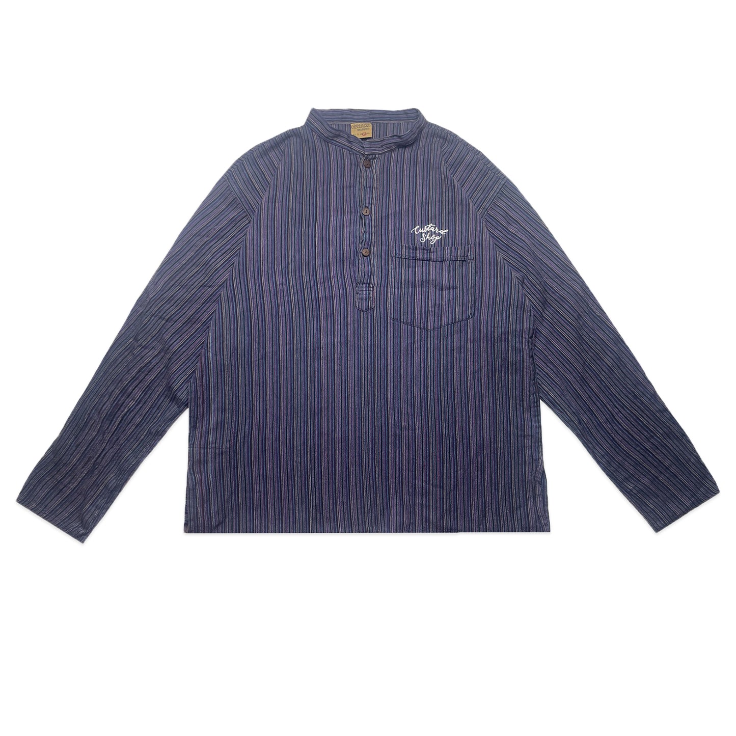 Custard Reclaimed Stripe Shirt | Size Large