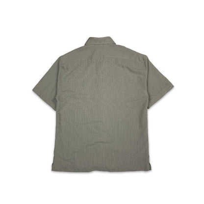 Custard Reclaimed Olive Check Shirt | Size Large