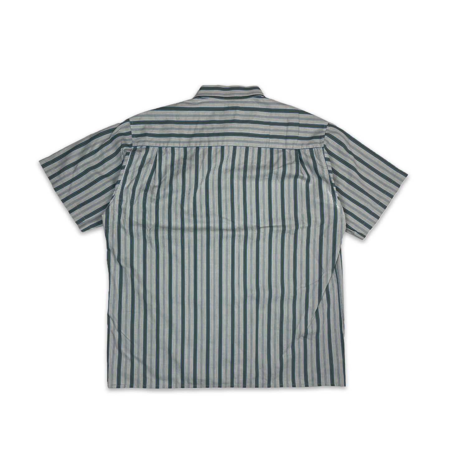 Custard Reclaimed Striped Button-Up Shirt | Size Large
