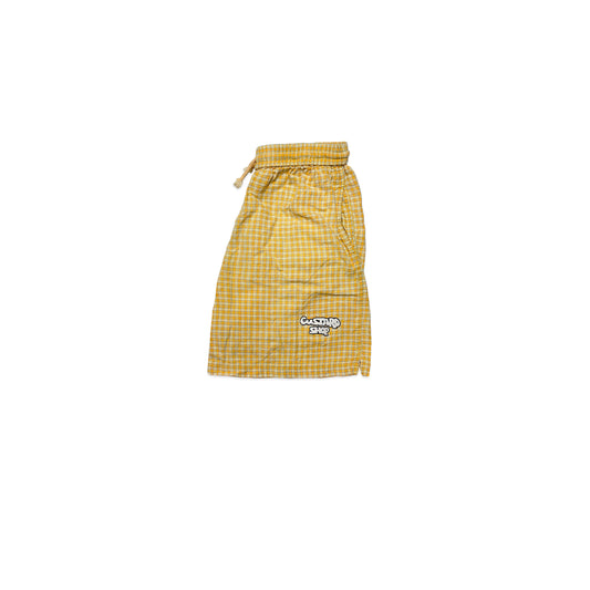 Custard Reclaimed Cheque Short | Size 30"