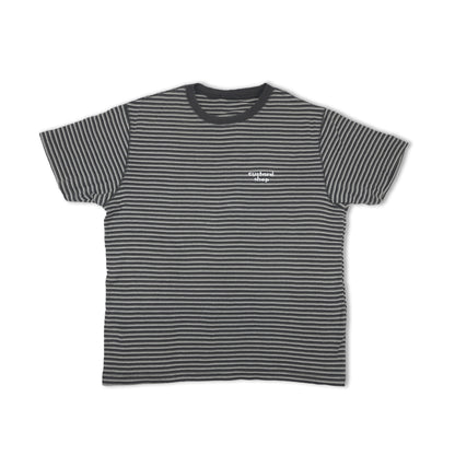 Custard Reclaimed Striped Crewneck Tee | Size Medium/Large