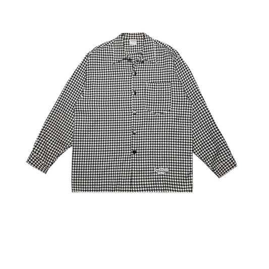 Custard Reclaimed Cheque Chore Jacket | Size Medium