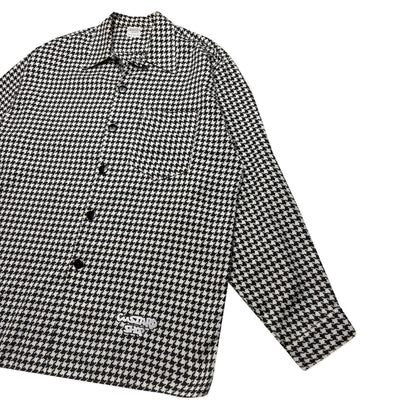 Custard Reclaimed Cheque Chore Jacket | Size Medium