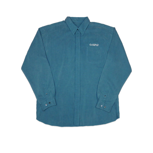 Custard Reclaimed Soft Touch Teal Shirt | Size Large
