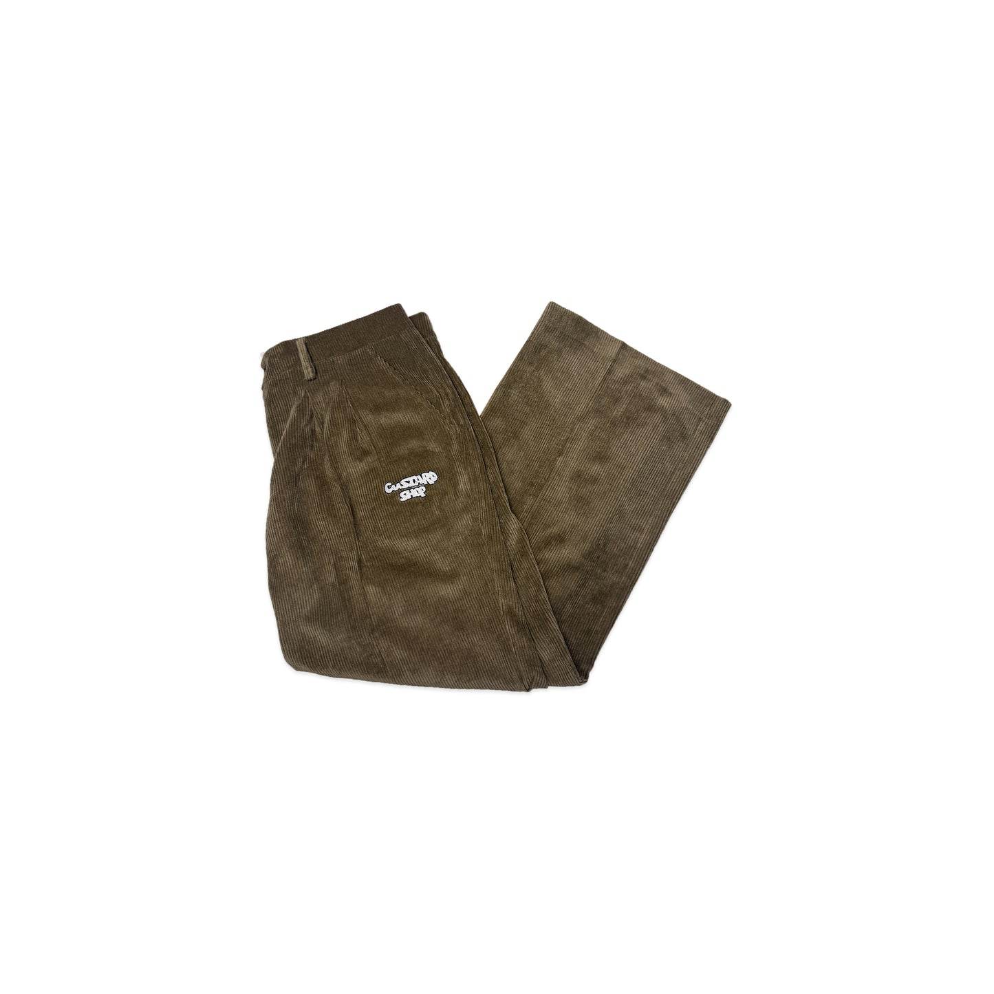 Custard Reclaimed Corduroy Trouser | Size Large/34” (Baggy)