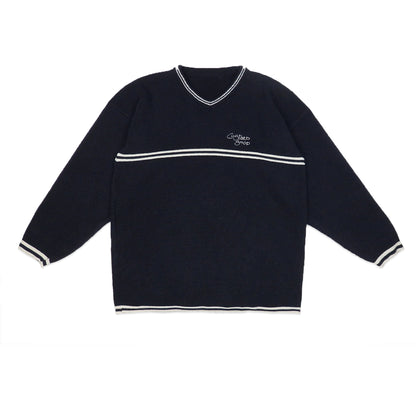 Custard Reclaimed Stripe Jumper | Size Medium