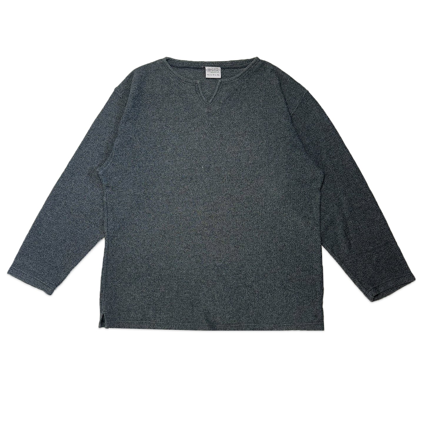 Custard Reclaimed V-Neck Shirt | Size Medium