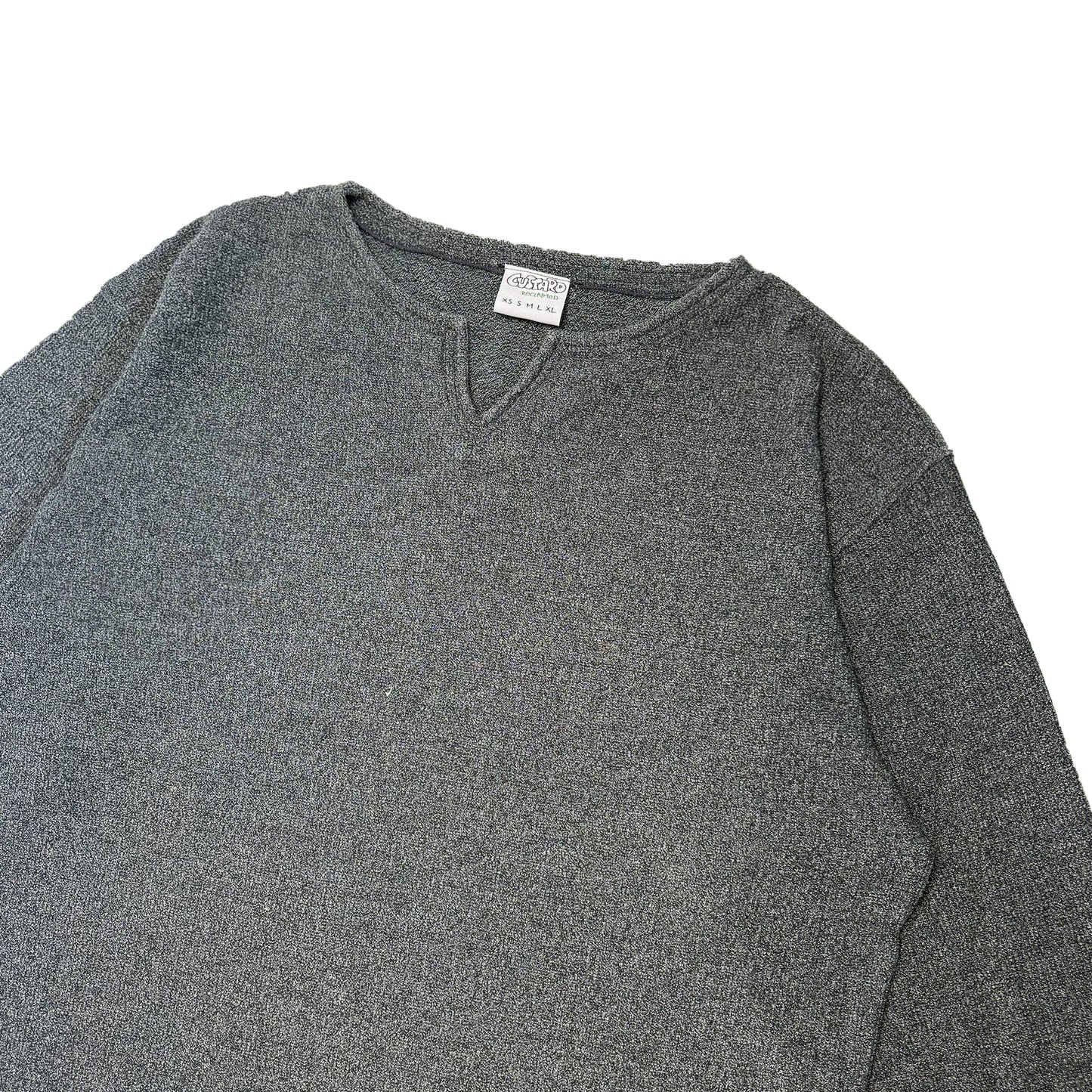 Custard Reclaimed V-Neck Shirt | Size Medium