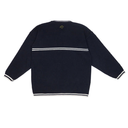 Custard Reclaimed Stripe Jumper | Size Medium