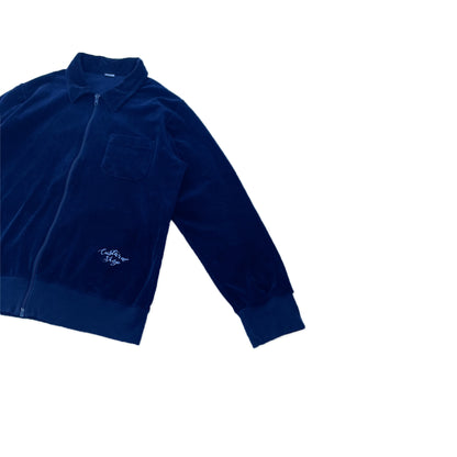 Custard Reclaimed Velour Zip-up | Size Medium