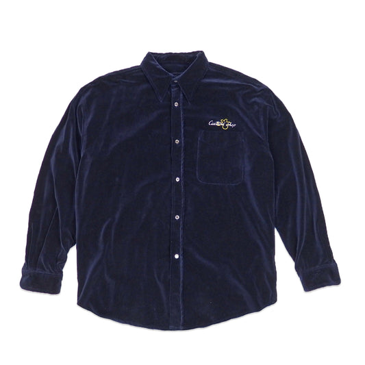 Custard Reclaimed Velour Shirt | Size Large