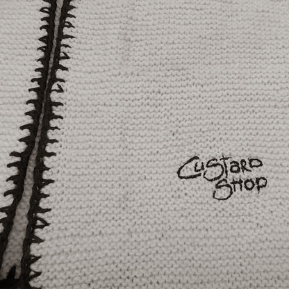 Custard Reclaimed Knit Gilet | Size Medium