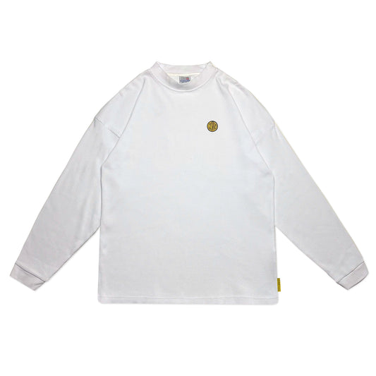 Waffle Acid House Long Sleeve T-Shirt | White