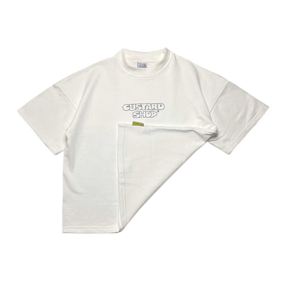 Heavyweight Block Print T-Shirt | White