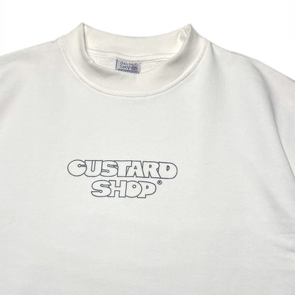 Heavyweight Block Print T-Shirt | White