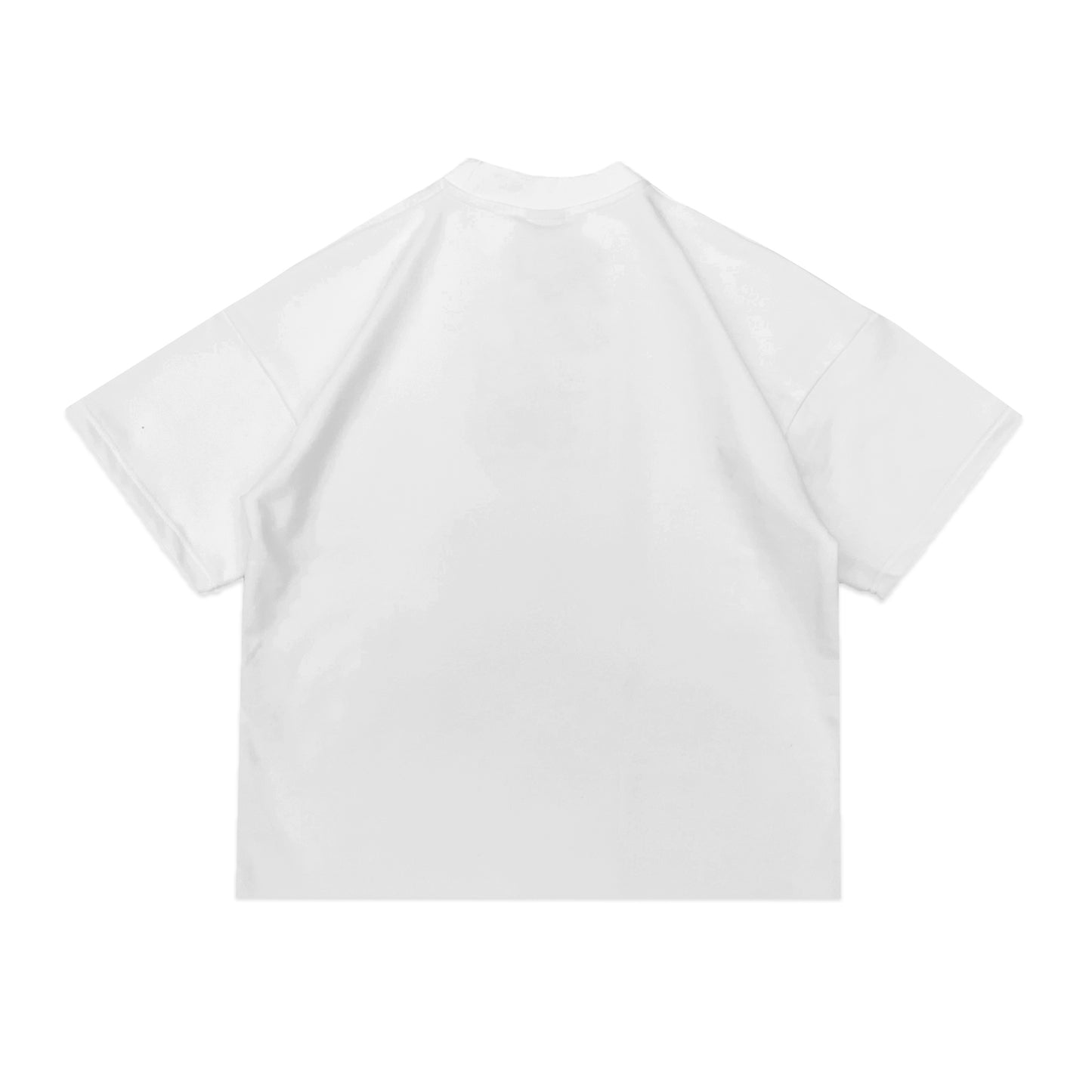 Heavyweight Block Print T-Shirt | White