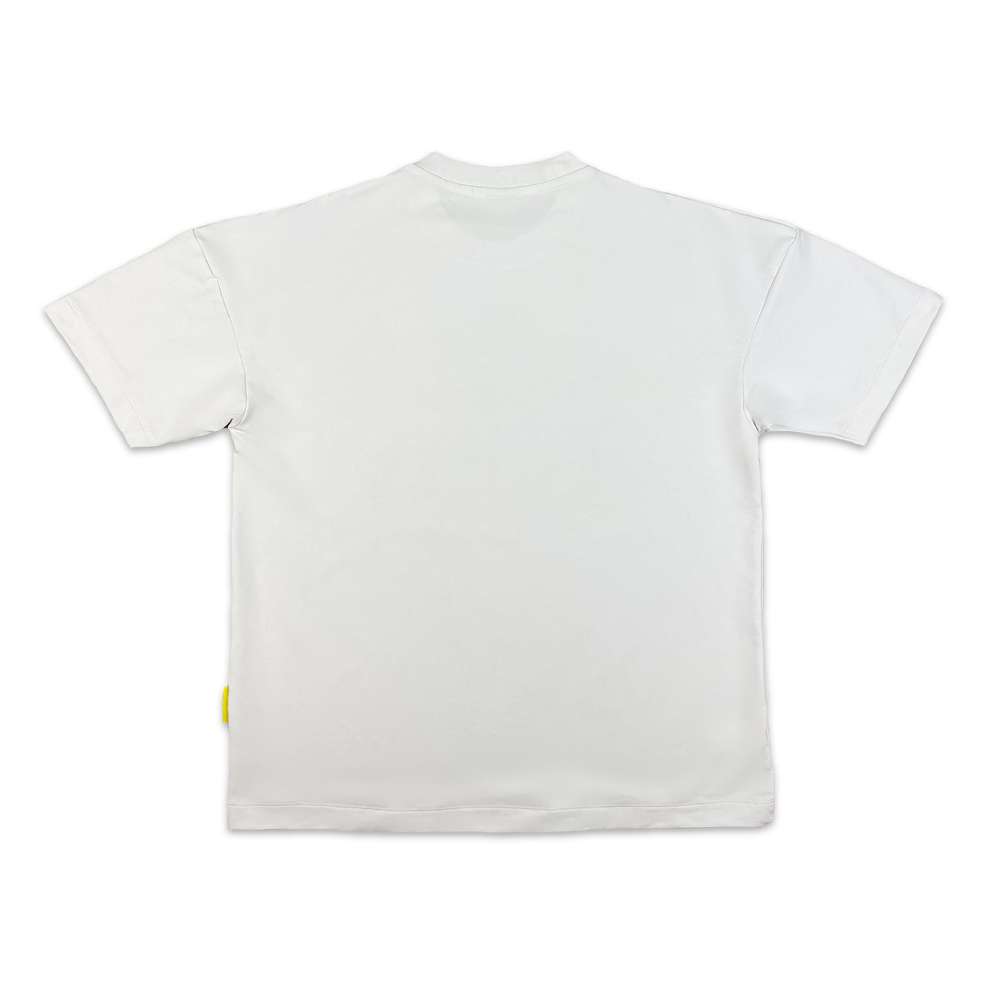Heavyweight Graffiti Print T-Shirt | White