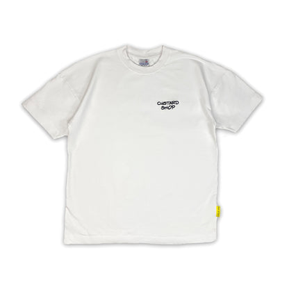 Heavyweight Embroidered Logo T-Shirt | White