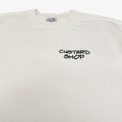 Heavyweight Embroidered Logo T-Shirt | White