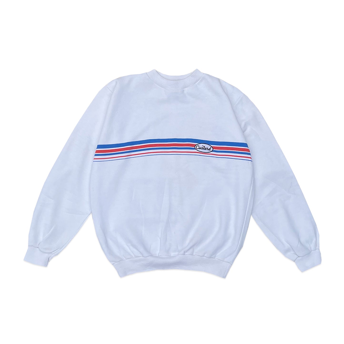 Custard Reclaimed Stripe Jumper | Size Medium
