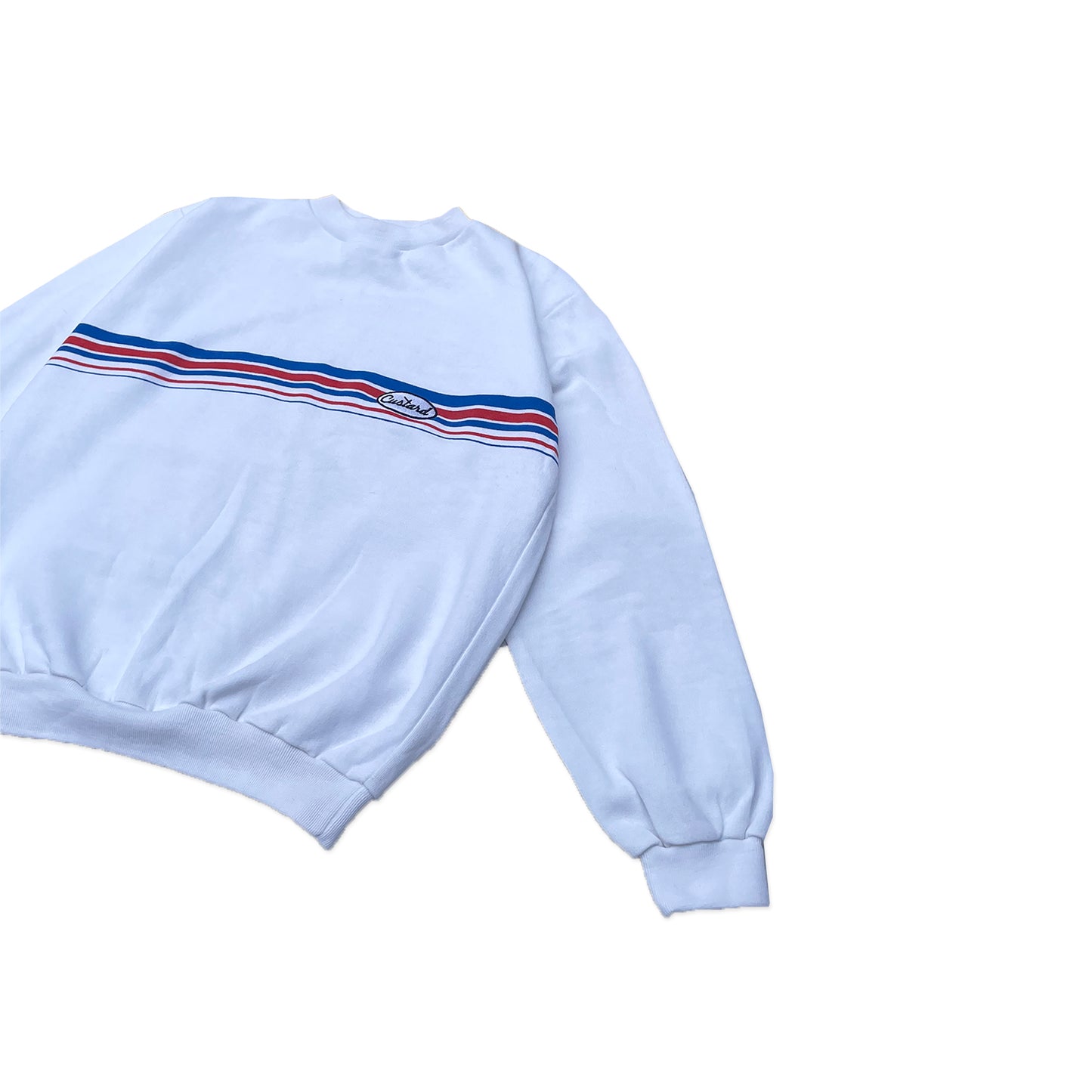 Custard Reclaimed Stripe Jumper | Size Medium