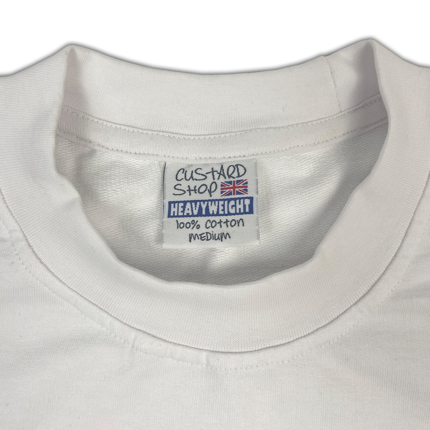 Heavyweight Embroidered Logo T-Shirt | White