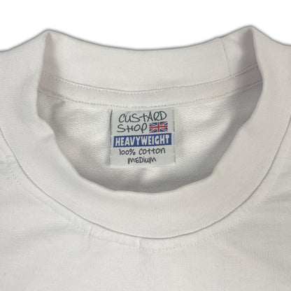 Heavyweight Embroidered Logo T-Shirt | White