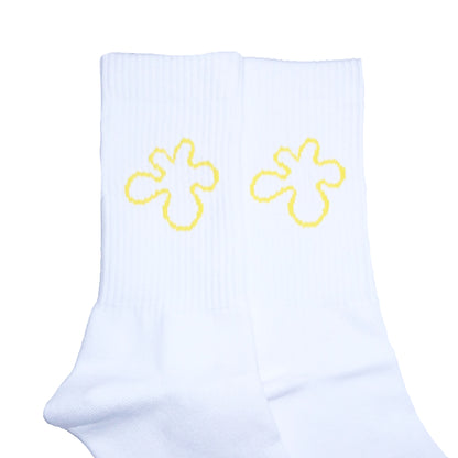 Splodge Socks | White