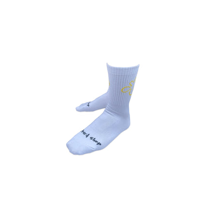 Splodge Socks | White